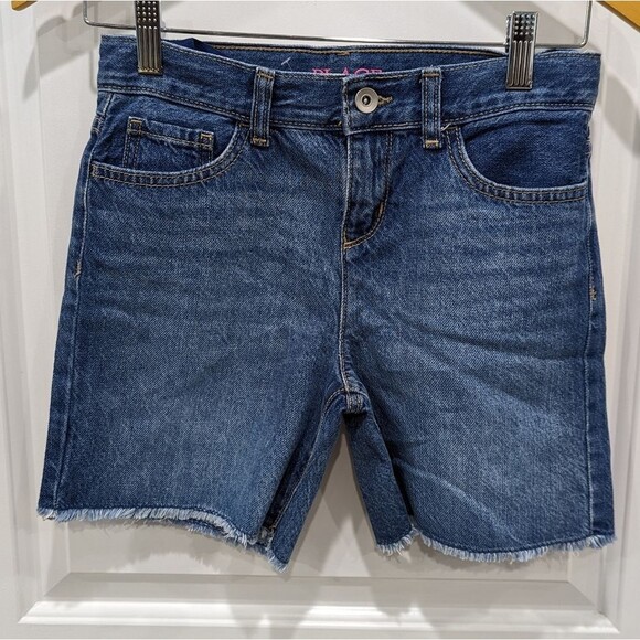 Children's Place Old Navy Denim Cutoff Bermuda Shorts Jorts Bundle Girls 10 - Picture 2 of 7